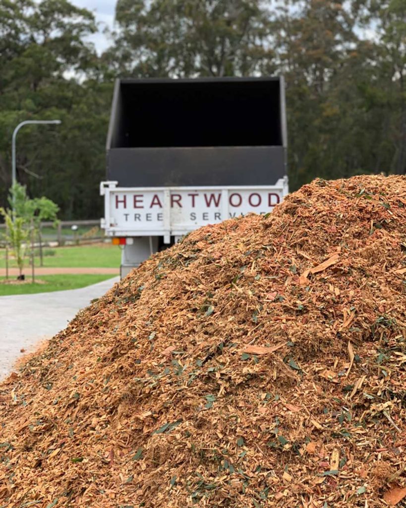 Heartwood Tree Service, Chipping and mulching